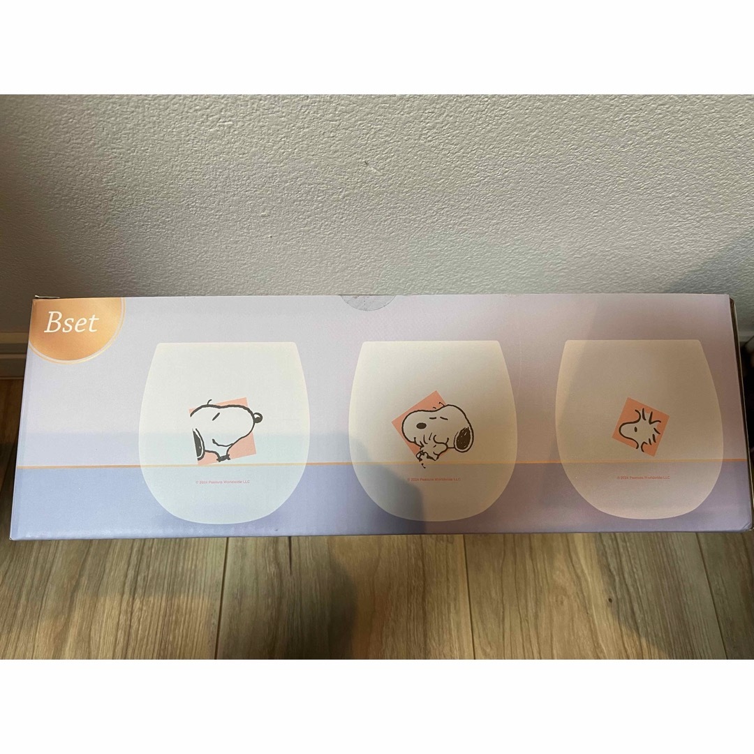 スヌーピー　3Pグラスセット　Bセット インテリア/住まい/日用品のキッチン/食器(グラス/カップ)の商品写真