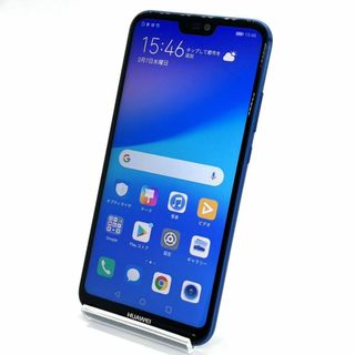 ファーウェイ(HUAWEI)の美品 P20 lite ANE-LX2J クラインブルー SIMフリー㉜(スマートフォン本体)