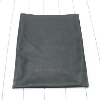 ディーゼル(DIESEL)の美品 ディーゼル 袋 エンボス ロゴ レザー 調 保存袋 ショッパー バッグ シューズ ブラック 黒 A4 メンズ レディース EHM 1205-H78(その他)