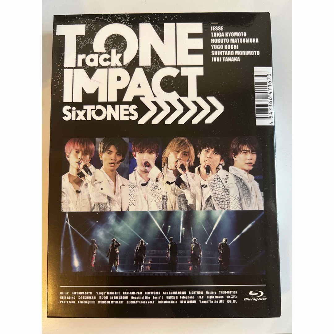 SixTONES(ストーンズ)のSixTONES TrackONE-IMPACT初回盤Blu-ray エンタメ/ホビーのDVD/ブルーレイ(アイドル)の商品写真