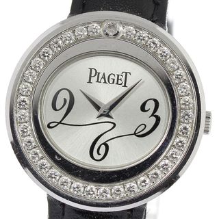 ピアジェ(PIAGET)のピアジェ PIAGET P10275 ポセション K18WG ダイヤベゼル クォーツ レディース _797762(腕時計)