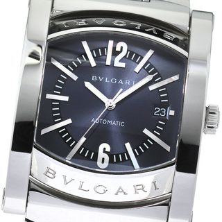 ブルガリ(BVLGARI)のブルガリ BVLGARI AA48S アショーマ デイト 自動巻き メンズ 美品 箱付き_797364(腕時計(アナログ))