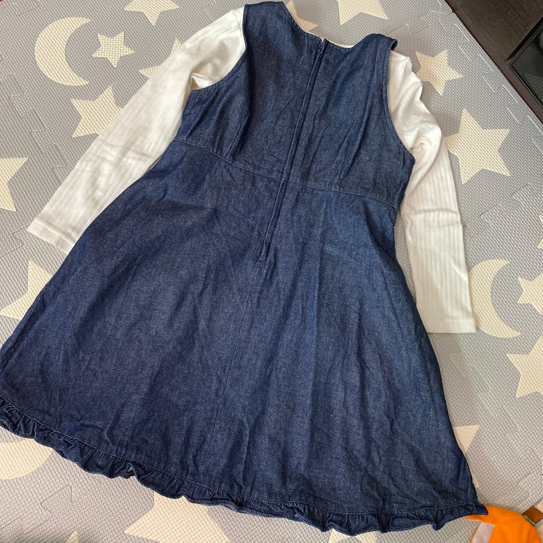 ARTLETTER ジャンパースカート ユニクロロンＴ キッズ/ベビー/マタニティのキッズ服女の子用(90cm~)(ワンピース)の商品写真