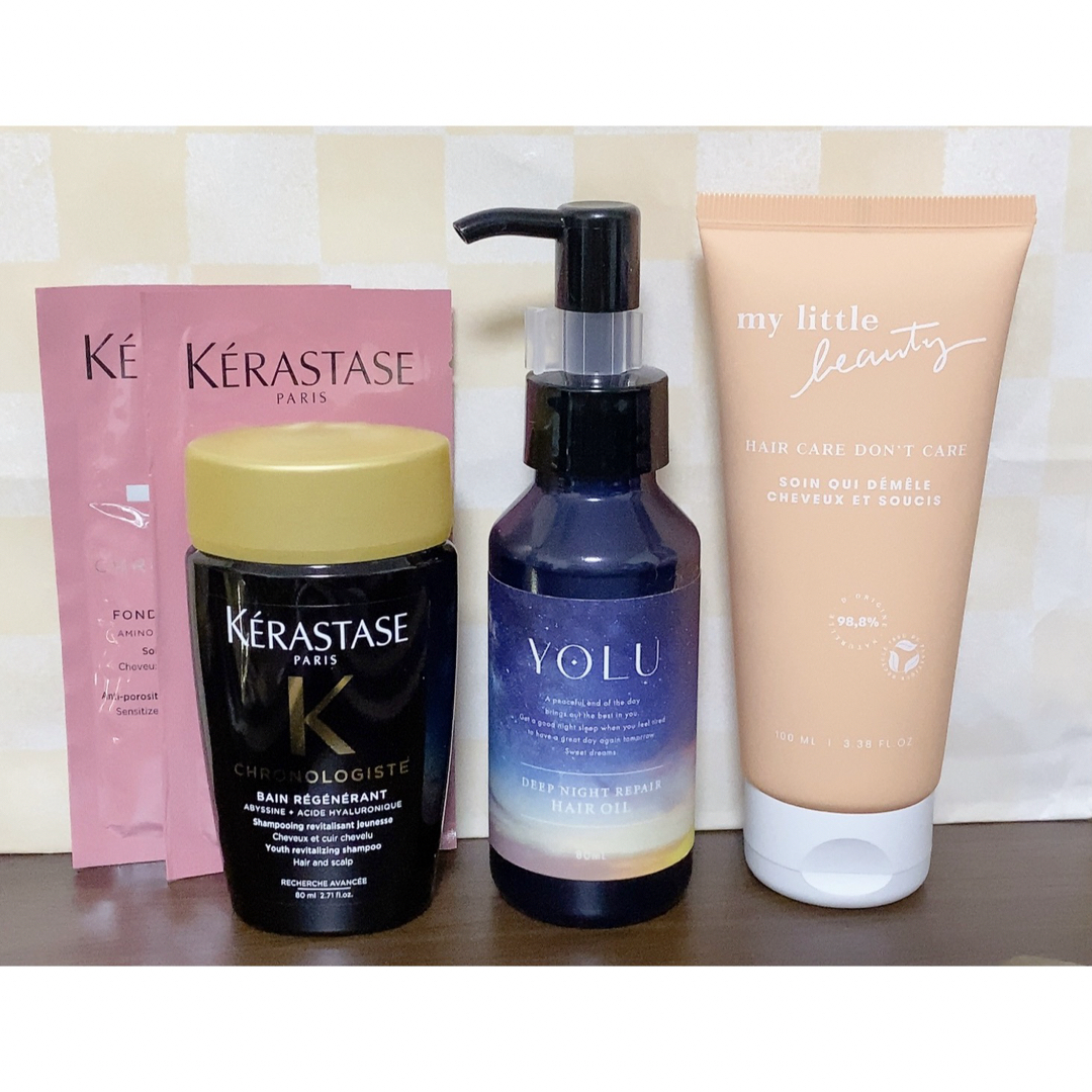 KERASTASE(ケラスターゼ)の新品未開封　ケラスターゼ　ヨル　ヘアケア　5点まとめ売り コスメ/美容のヘアケア/スタイリング(シャンプー)の商品写真