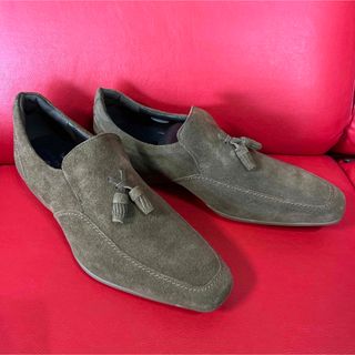 メンズ  スエードシューズ men's suede shoes(スリッポン/モカシン)