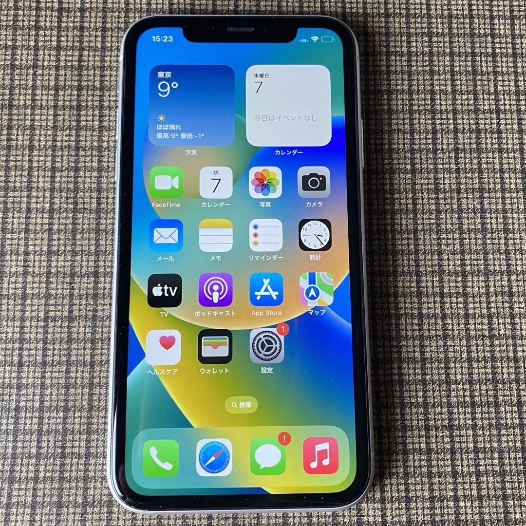 iPhone(アイフォーン)のiPhoneXR 128GB SIMフリー スマホ/家電/カメラのスマートフォン/携帯電話(スマートフォン本体)の商品写真