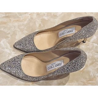 ジミーチュウ(JIMMY CHOO)のJimmy Choo ジミーチュウ グリッターパンプス シャンパンゴールド(ハイヒール/パンプス)