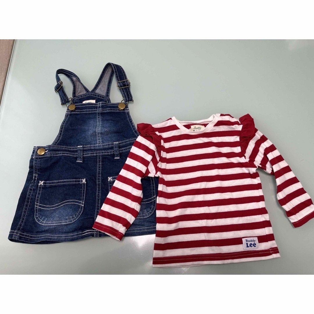 coeur a coeur(クーラクール)のベビーギャップ　Lee 3点セット キッズ/ベビー/マタニティのキッズ服女の子用(90cm~)(Tシャツ/カットソー)の商品写真