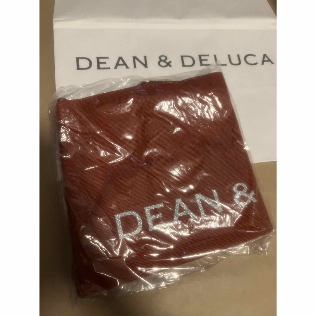 DEAN & DELUCA(ディーンアンドデルーカ)の新品未開封DEAN&DELUCAテラコッタオレンジチャリティートートバッグ L レディースのバッグ(トートバッグ)の商品写真