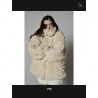 épine - ニャンちゃんさま専用 epine fur coat ivoryの通販 by ♡shop
