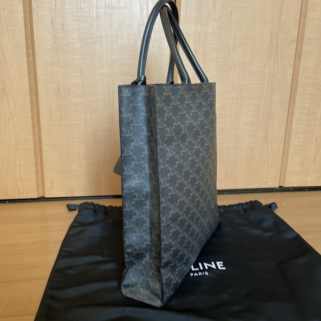 celine(セリーヌ)のセリーヌ　正規品　バーティカル カバ キャンバス×レザー トートバッグ メンズのバッグ(トートバッグ)の商品写真