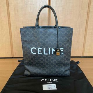 セリーヌ(celine)のセリーヌ　正規品　バーティカル カバ キャンバス×レザー トートバッグ(トートバッグ)