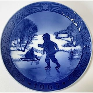 ロイヤルコペンハーゲン(ROYAL COPENHAGEN)のロイヤルコペンハーゲン 1965年 イヤープレート クリスマスプレート(食器)