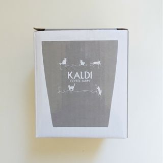 カルディ(KALDI)の【KALDI】オリジナル ステンレスタンブラー ネコの日バッグ封入(タンブラー)