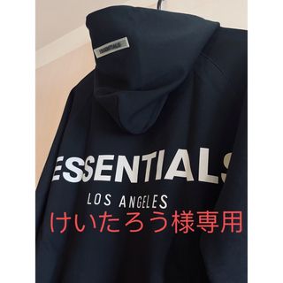 Essentials リフレクティブ 高級感パーカー男女兼用ビッグロゴ(パーカー)