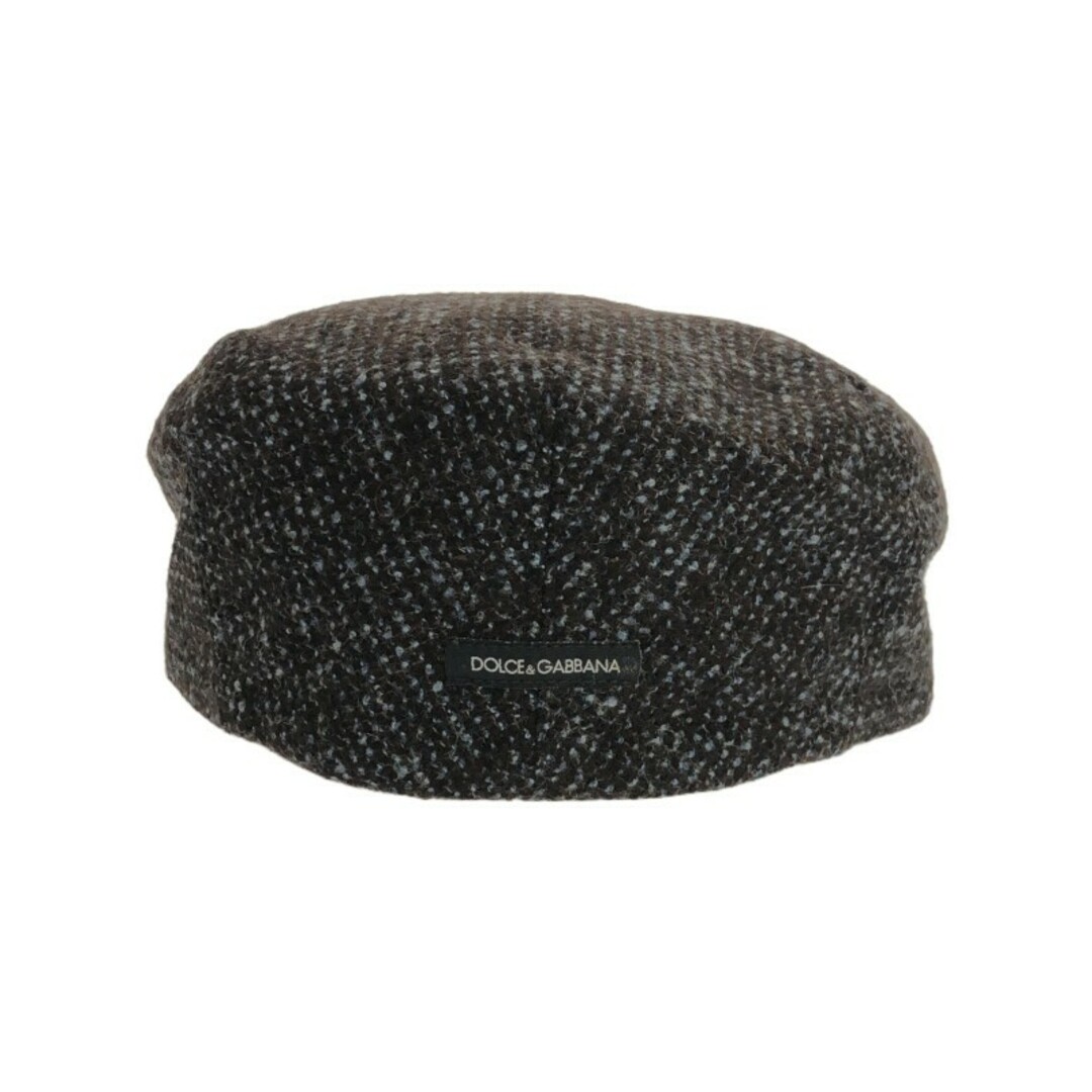DOLCE&GABBANA(ドルチェアンドガッバーナ)のDOLCE&GABBANA ドルチェ＆ガッバーナ ウールハンチングキャップ グレー 58 GH003A/FU3AS メンズの帽子(ハンチング/ベレー帽)の商品写真