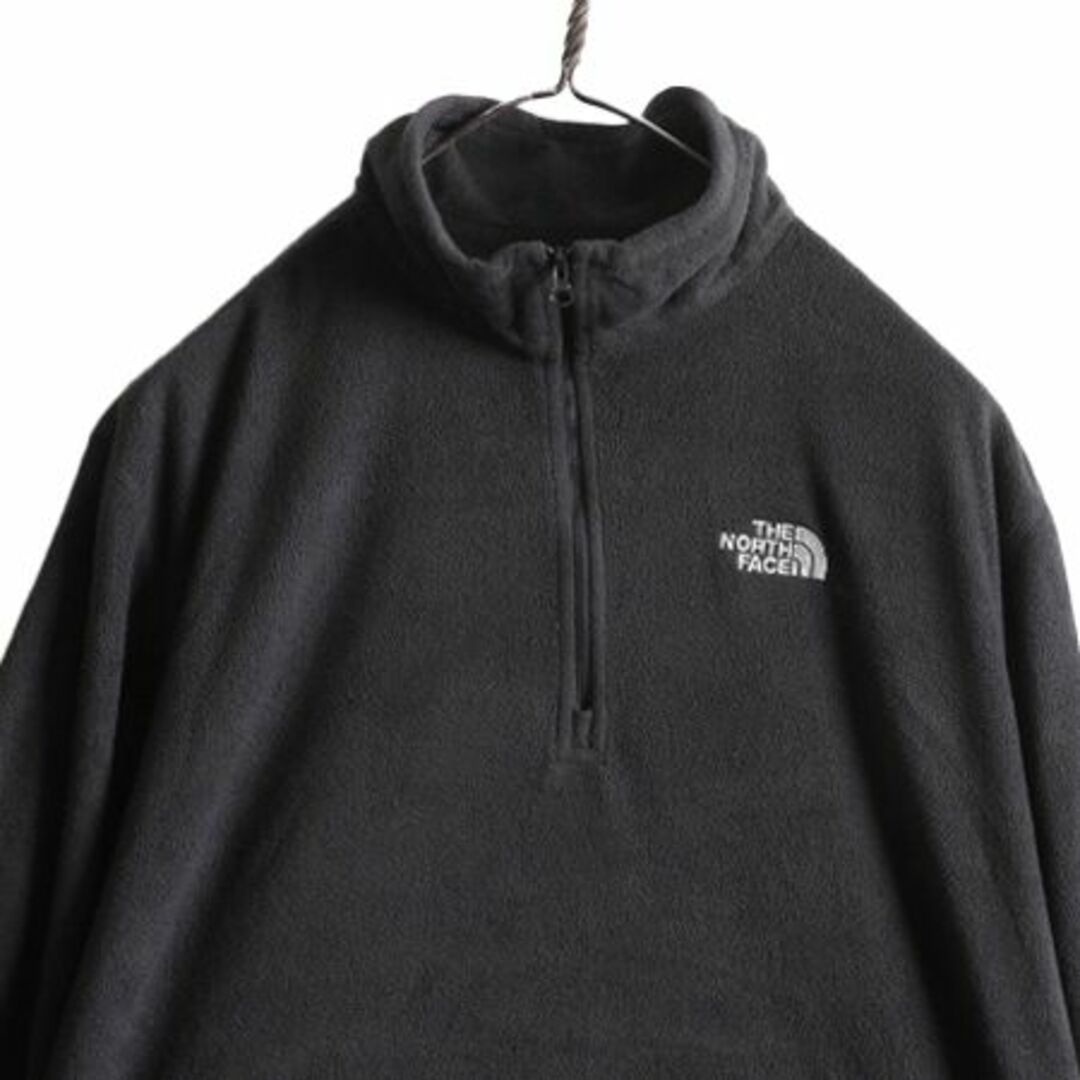 THE NORTH FACE(ザノースフェイス)のUS企画 ノースフェイス TKA 100 長袖 フリース Tシャツ メンズ L / 古着 The North Face アウトドア ロンT ハーフジップ プルオーバー 薄手 メンズのトップス(Tシャツ/カットソー(七分/長袖))の商品写真