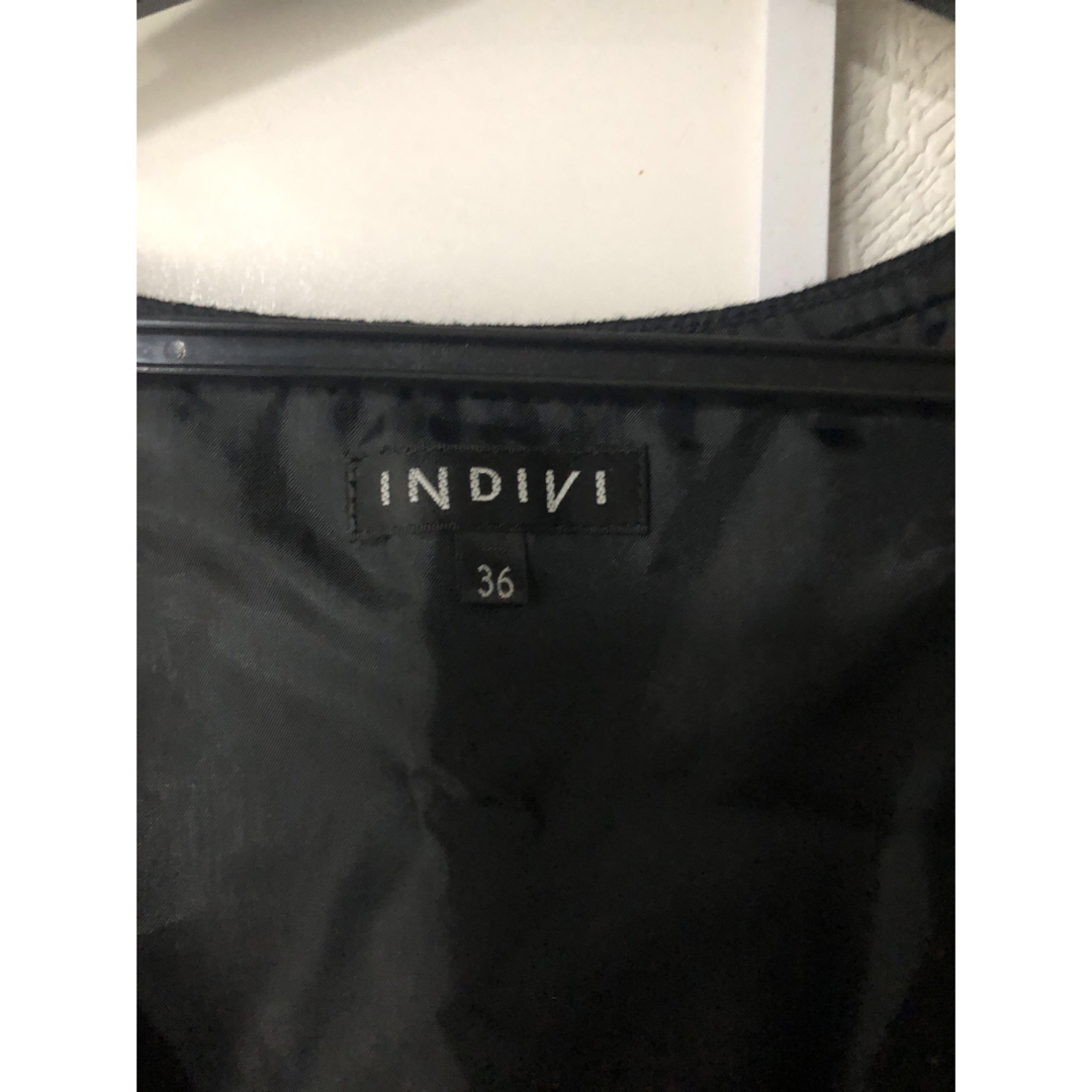 INDIVI(インディヴィ)のINDIVIワンピース レディースのワンピース(ミニワンピース)の商品写真