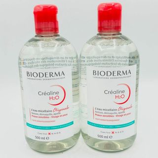 ビオデルマ(BIODERMA)のビオデルマ クレアリヌ（サンシビオ）Ｈ２Ｏ 500ml 2本(クレンジング/メイク落とし)