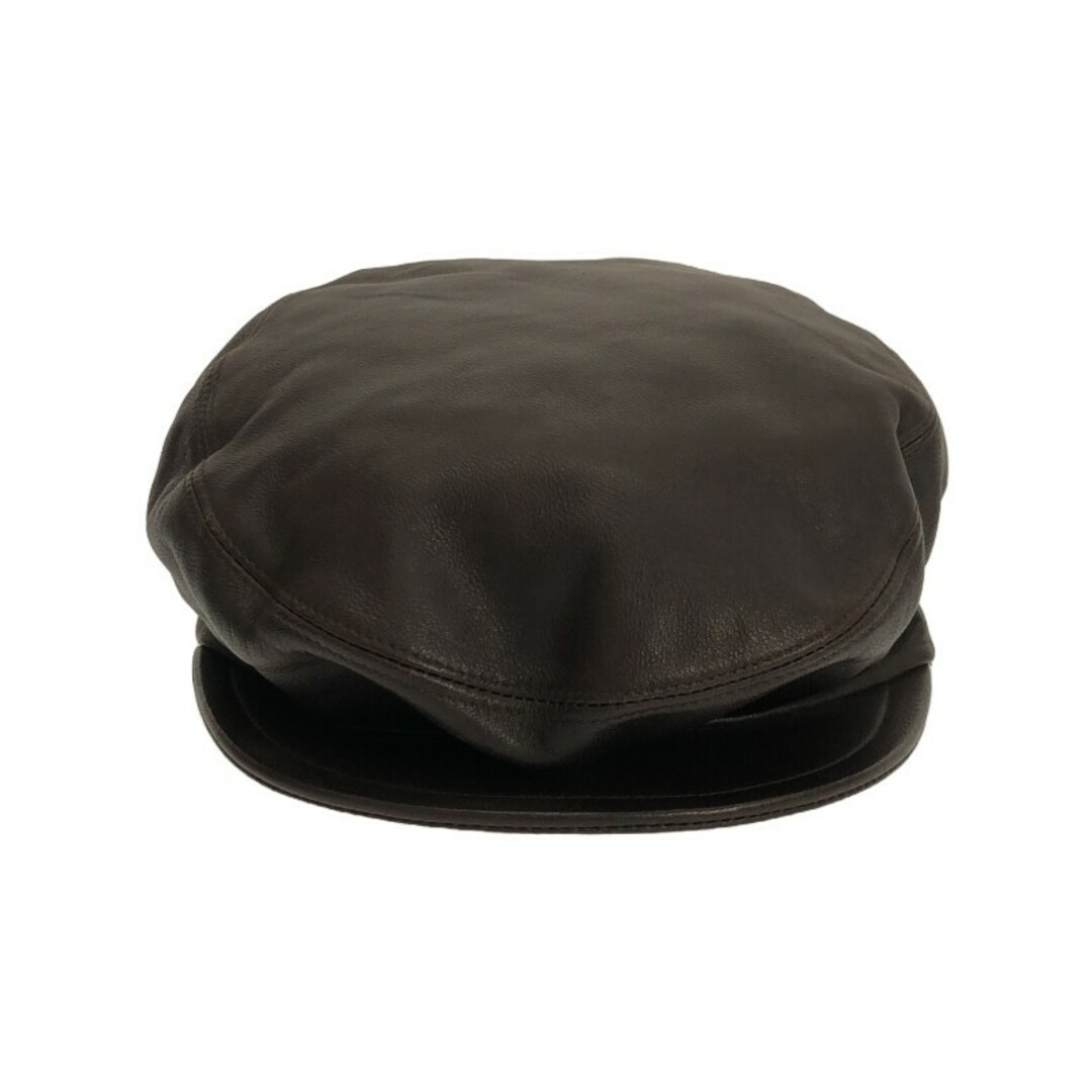 ドルガバ ハンチング 帽子 コットン ロゴ ブラック ホワイト 58