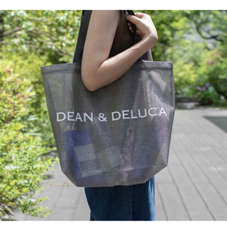 ディーンアンドデルーカ(DEAN & DELUCA)の新品正規品DEAN&DELUCAメッシュトートバッグ シルバーL(トートバッグ)