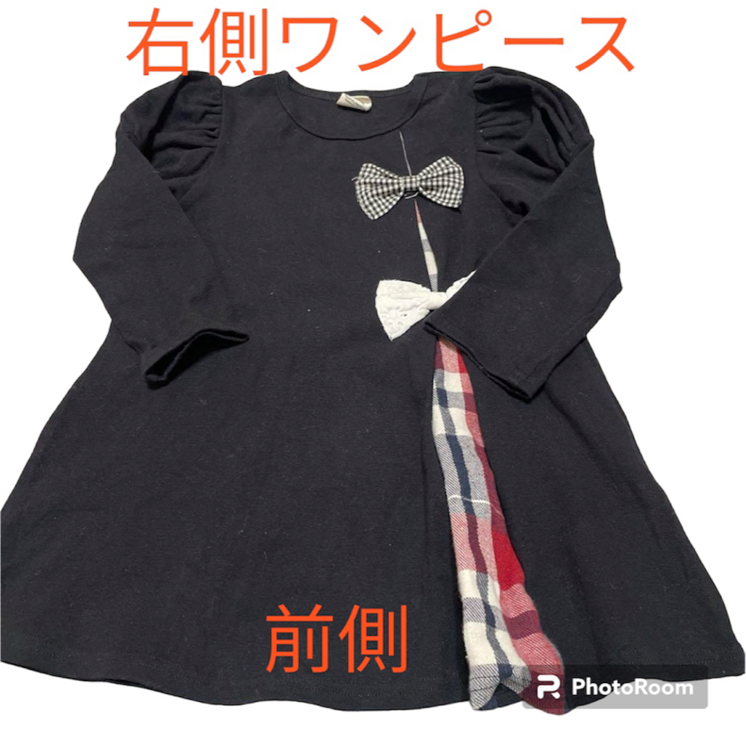 ＊韓国子ども服Bee des Bee＊100/90sizeワンピース2枚set キッズ/ベビー/マタニティのキッズ服女の子用(90cm~)(ワンピース)の商品写真