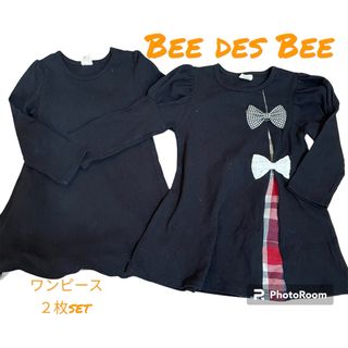 ＊韓国子ども服Bee des Bee＊100/90sizeワンピース2枚set(ワンピース)