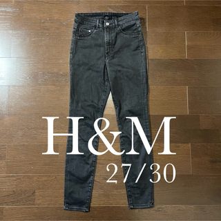 エイチアンドエム(H&M)のH&M エイチアンドエム ブラック ストレッチ スキニー パンツ レギンス(カジュアルパンツ)