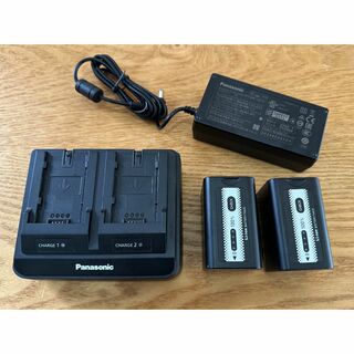 パナソニック(Panasonic)のPanasonic AG-VBR59 バッテリー AG-BRD50 チャージャー(その他)