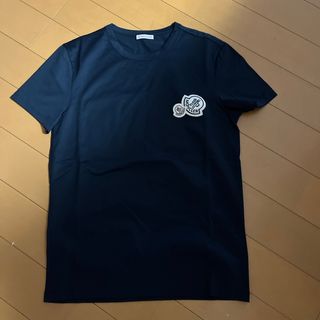 MONCLER - モンクレール MONCLER Tシャツ L レディース ネイビー 新品