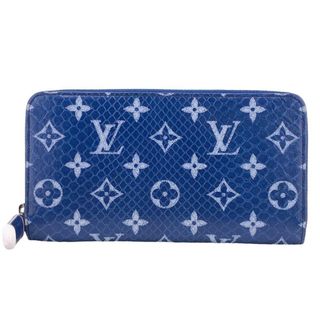 ルイヴィトン(LOUIS VUITTON)のルイヴィトン LOUIS VUITTON 長財布
 モノグラム ジッピーウォレット ラウンドファスナー N81186 ネイビー(財布)