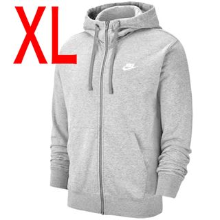 ナイキ(NIKE)の新品NIKEパーカー　BV2649　グレー　送料無料　ナイキ　フルジップ　XL(パーカー)