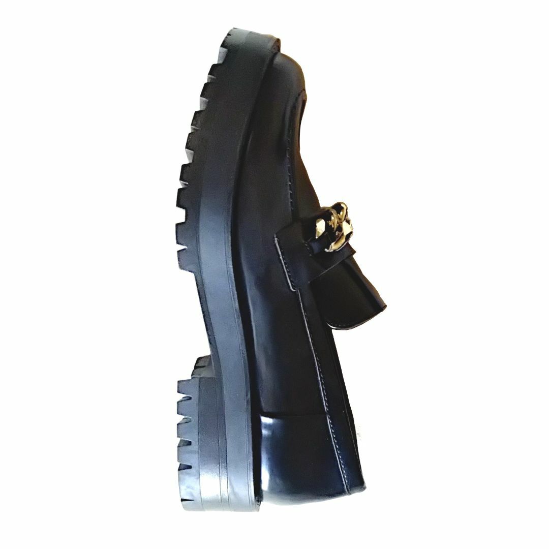 ZARA(ザラ)のZARA トラックソール ビットチェーンローファーシューズ メンズの靴/シューズ(スリッポン/モカシン)の商品写真