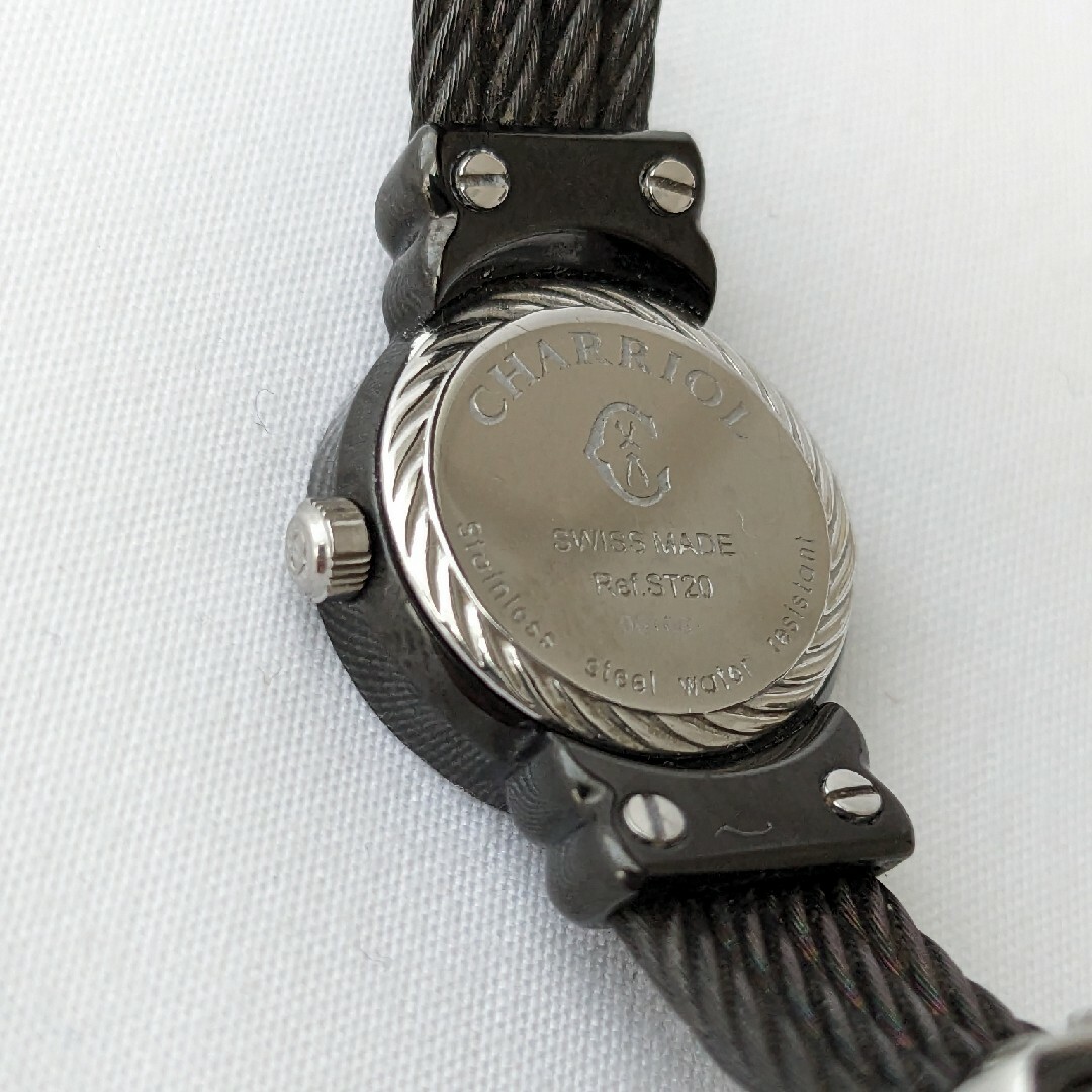 CHARRIOL(シャリオール)の稼働品 シャリオール CHARRIOL サントロペミニ ダイヤインデックス レディースのファッション小物(腕時計)の商品写真
