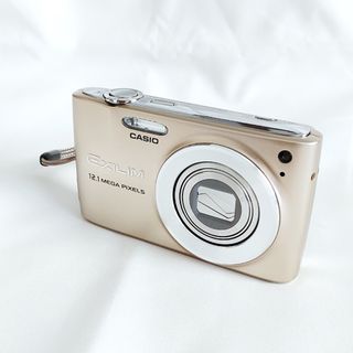 カシオ(CASIO)のCASIO EXILIM EX-Z400 ゴールド（バッテリー付き）(コンパクトデジタルカメラ)