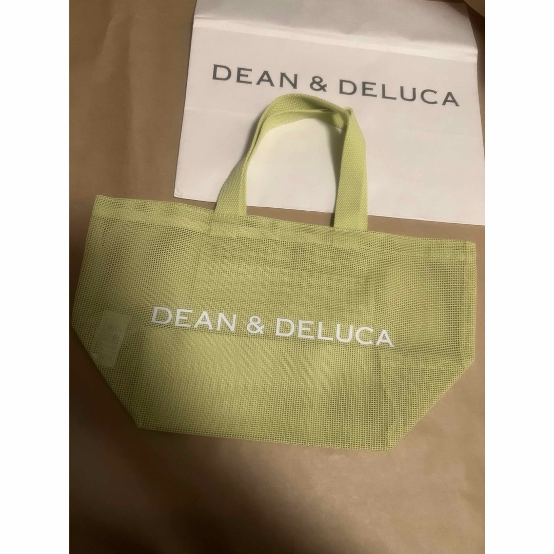 DEAN & DELUCA(ディーンアンドデルーカ)の新品直営店購入品 DEAN&DELUCAメッシュトートバッグライムグリーンS レディースのバッグ(トートバッグ)の商品写真