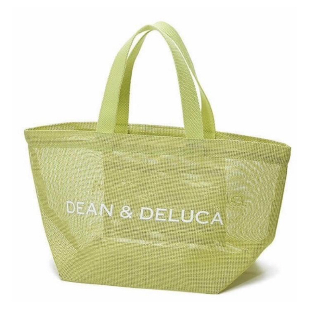 DEAN & DELUCA(ディーンアンドデルーカ)の新品直営店購入品 DEAN&DELUCAメッシュトートバッグライムグリーンS レディースのバッグ(トートバッグ)の商品写真