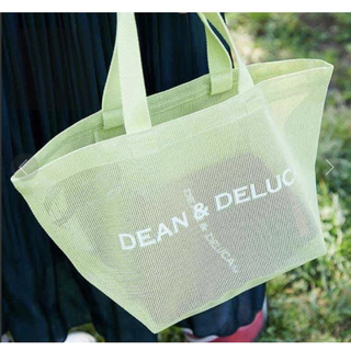 ディーンアンドデルーカ(DEAN & DELUCA)の新品直営店購入品 DEAN&DELUCAメッシュトートバッグライムグリーンS(トートバッグ)