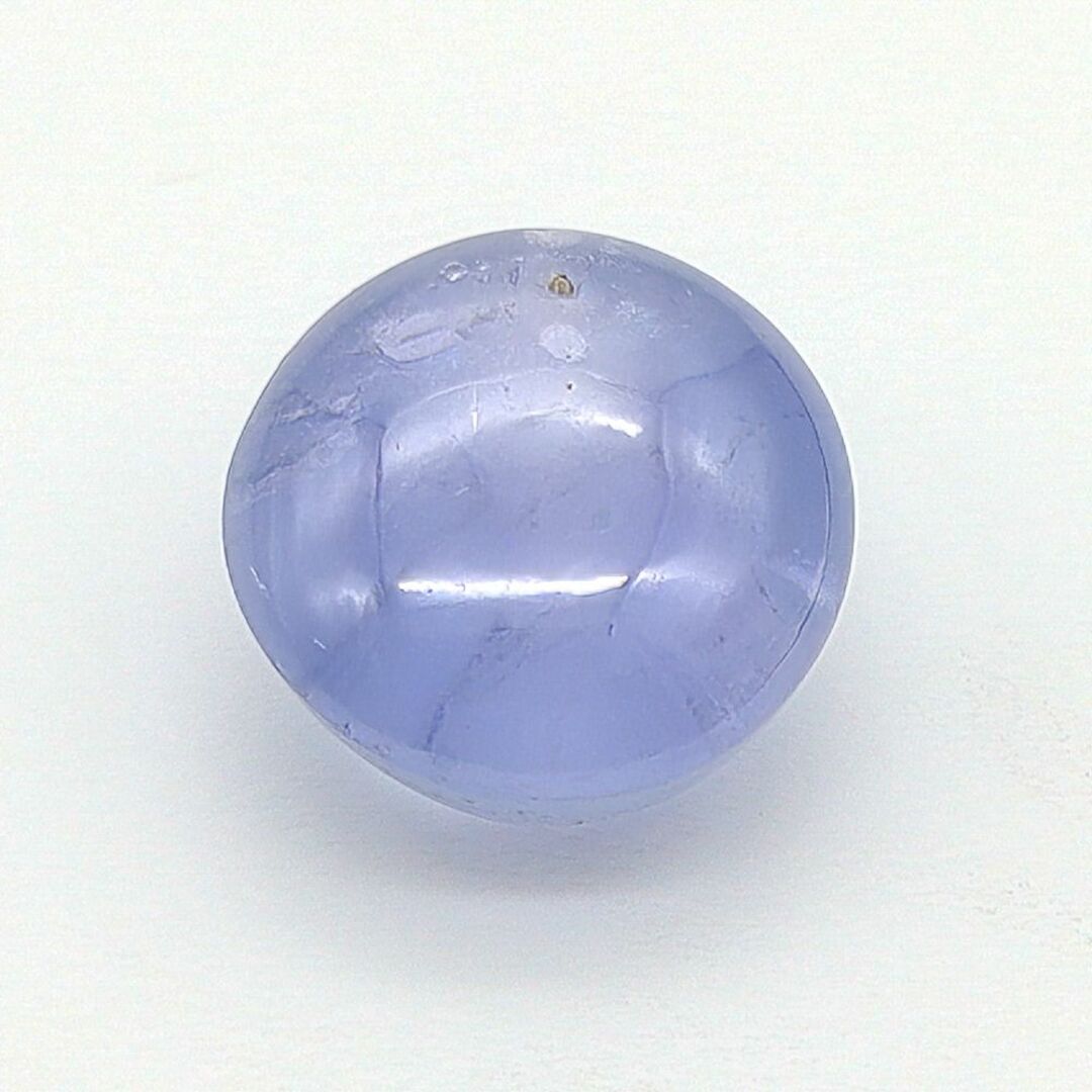 天然石 スターサファイア　ルース 5.345ct カボションカット 鑑別書付 ハンドメイドの素材/材料(各種パーツ)の商品写真