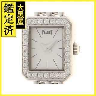 ピアジェ(PIAGET)のピアジェ　ミニプロトコール　クオーツ　ダイヤベゼル　ホワイトゴールド【433】(腕時計)