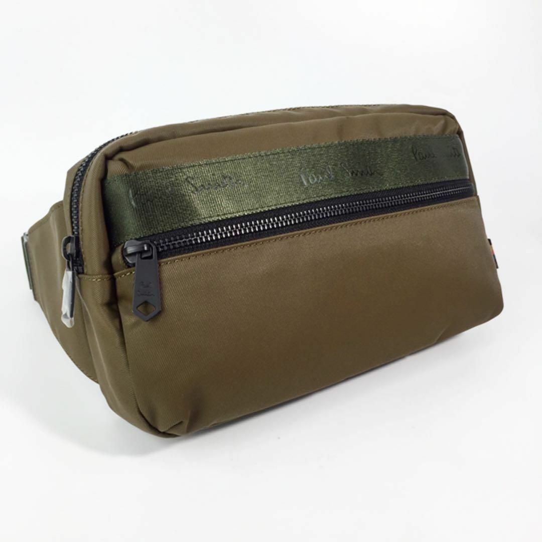 新品 ポールスミス ウエストバッグ ボディバッグ カーキ 54a063 メンズのバッグ(ウエストポーチ)の商品写真