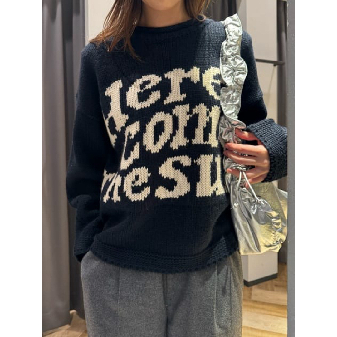 MOUSSY♡LETTERED SWEATER