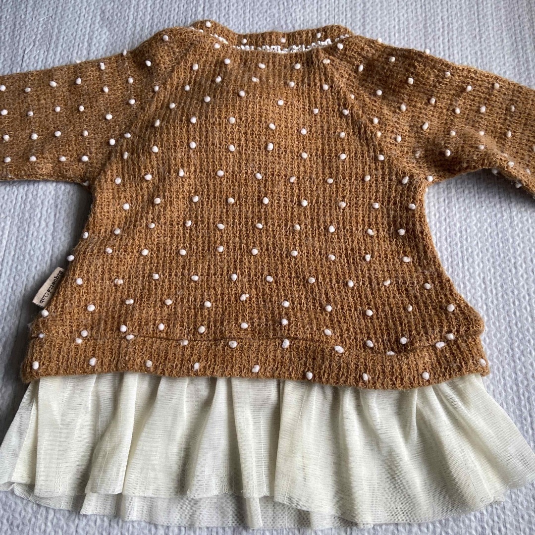 キムラタン(キムラタン)の女の子長袖トップス80cm キッズ/ベビー/マタニティのベビー服(~85cm)(シャツ/カットソー)の商品写真