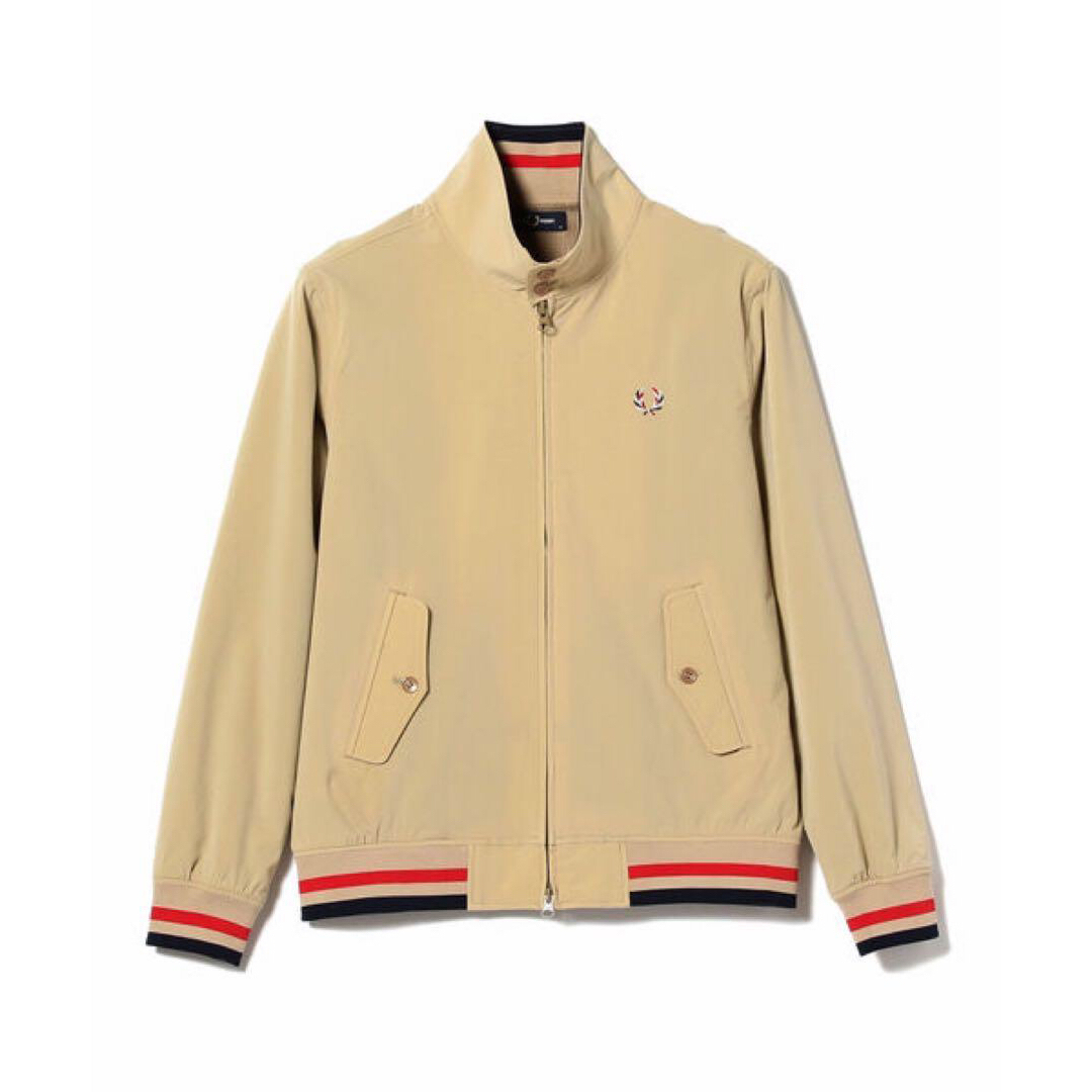 FRED PERRY(フレッドペリー)のフレッドペリー × ビームス 別注 ハリントンジャケット ブルゾン ベージュ メンズのジャケット/アウター(ブルゾン)の商品写真