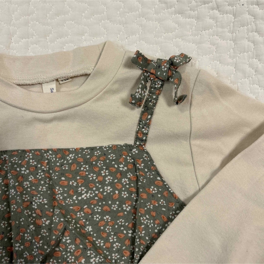 LAGOM(ラーゴム)のsm2 lagom 110 花柄キャミトップス キッズ/ベビー/マタニティのキッズ服女の子用(90cm~)(Tシャツ/カットソー)の商品写真