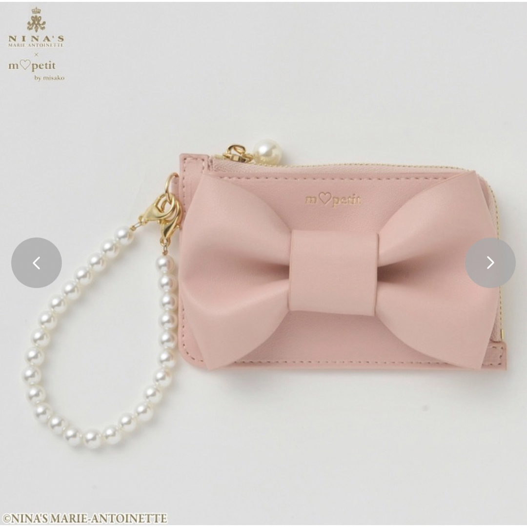 しまむら(シマムラ)のNINAS 青木美沙子 コインケース ピンク レディースのファッション小物(コインケース)の商品写真