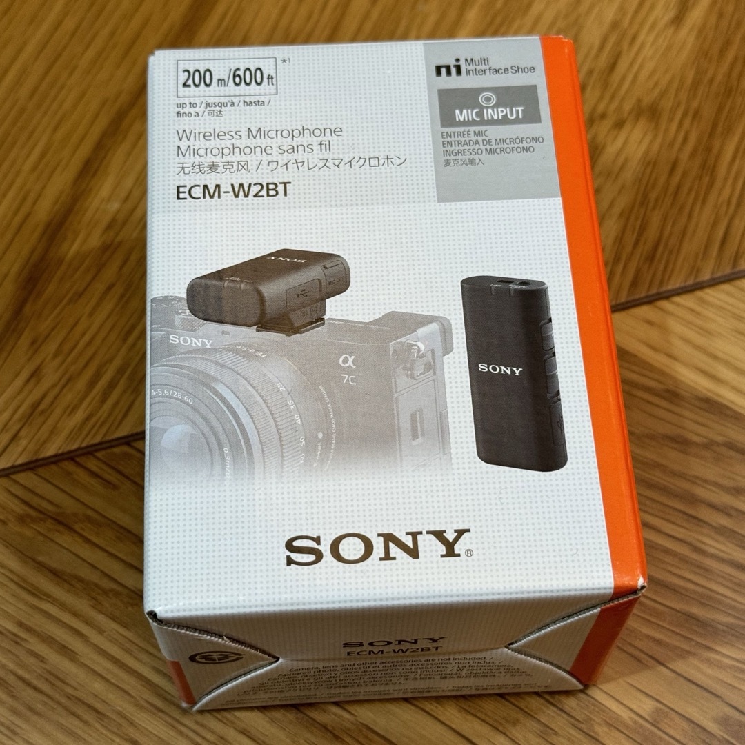 SONY ワイヤレスマイクロホン ECM-W2BT スマホ/家電/カメラのカメラ(その他)の商品写真