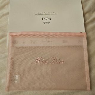 ディオール(Dior)のミスディオール　メッシュポーチ(ポーチ)