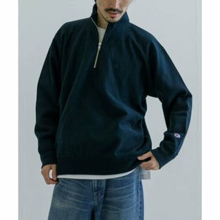 アーバンリサーチ(URBAN RESEARCH)の【NAVY】『別注』Champion*URBAN RESEARCH HALF ZIP SWEAT(スウェット)