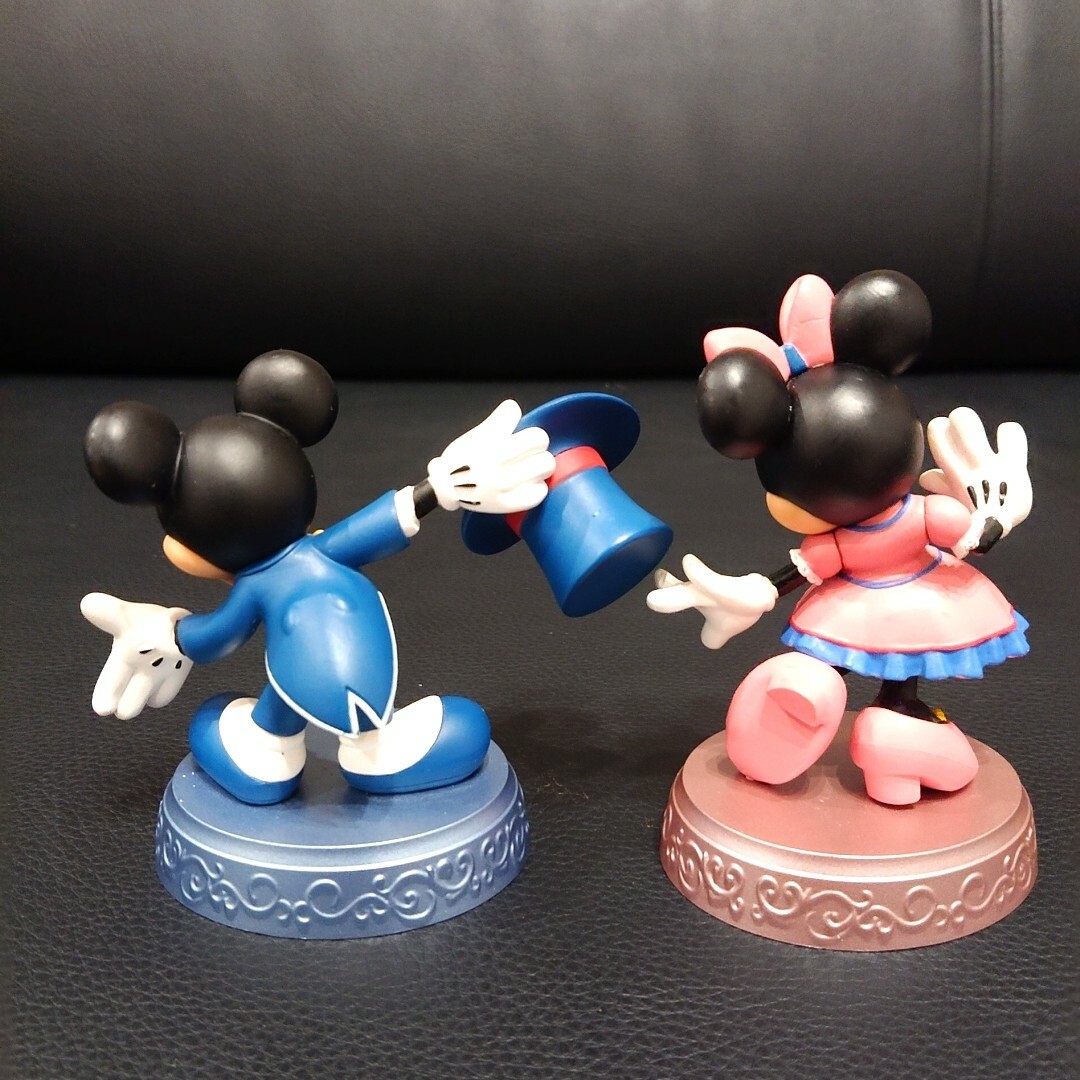 Disney(ディズニー)のミッキー・ミニー  フィギュアセット  ディアゴスティーニ  非売品 エンタメ/ホビーのおもちゃ/ぬいぐるみ(キャラクターグッズ)の商品写真